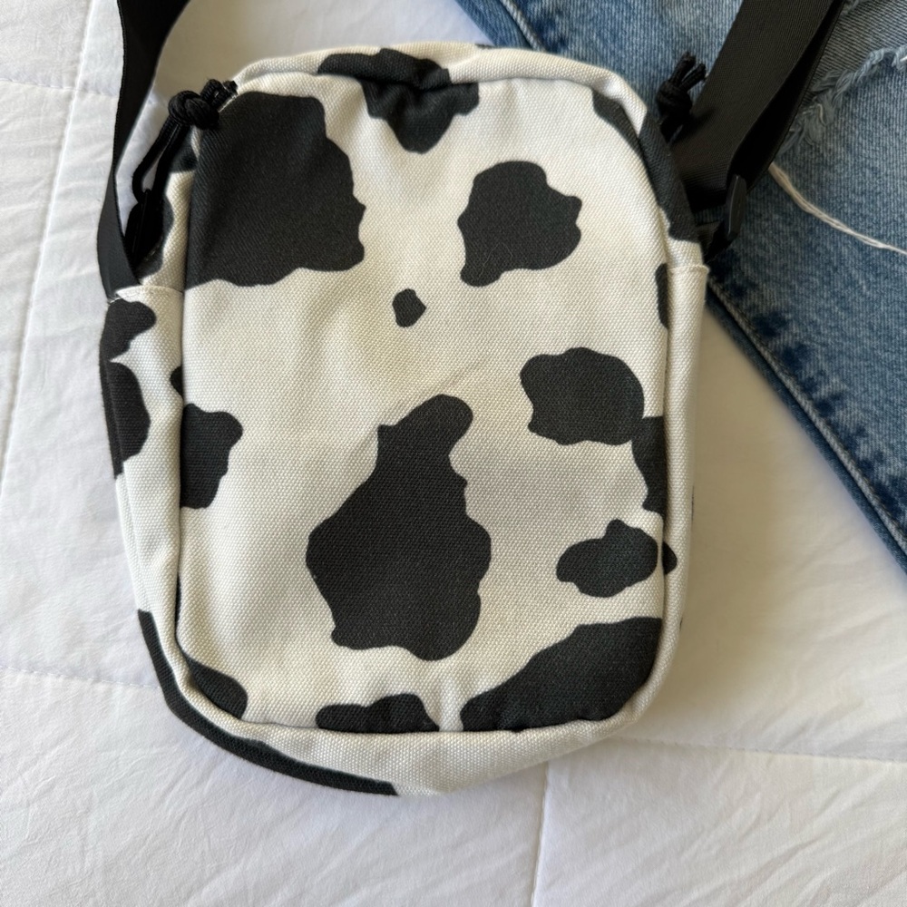 Cow Print Crossbody Bag - Picture 3 of 7